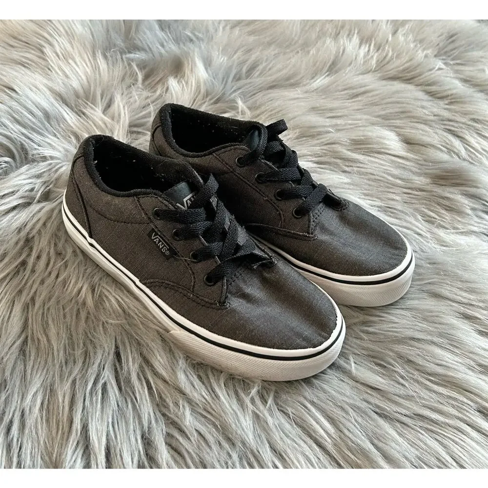 Vans Off The Wall Atwood Grey Sneakers Sz 1Youth‎